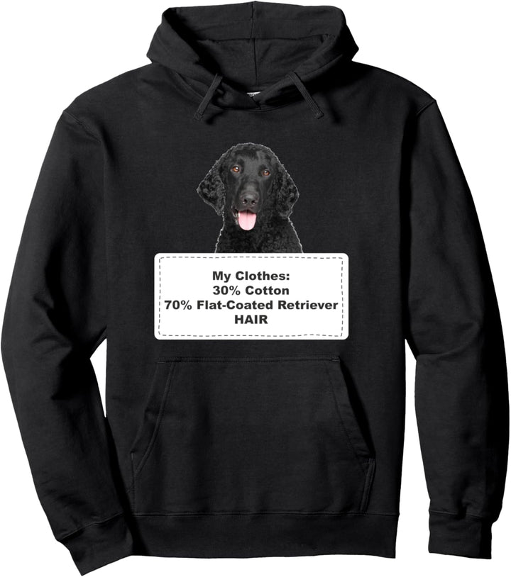 Funny Shedding Dog Retriever Curly-Coated Pullover Hoodie