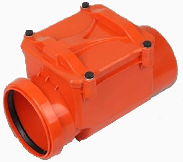 UZMAN Rückstauklappe Rückstauverschluss mit verriegelbarer Rückstauklappe Rattenschutz (DN200)