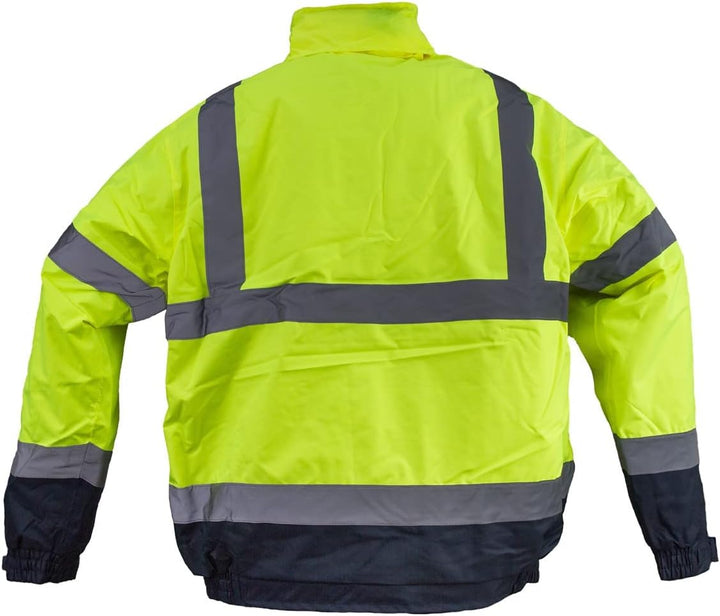 Safety Urgent Arbeitsjacke URG-HSV BO Kurz Jacke Bomberjacke Isolierte Warnung Wasserdicht 2 000 mm