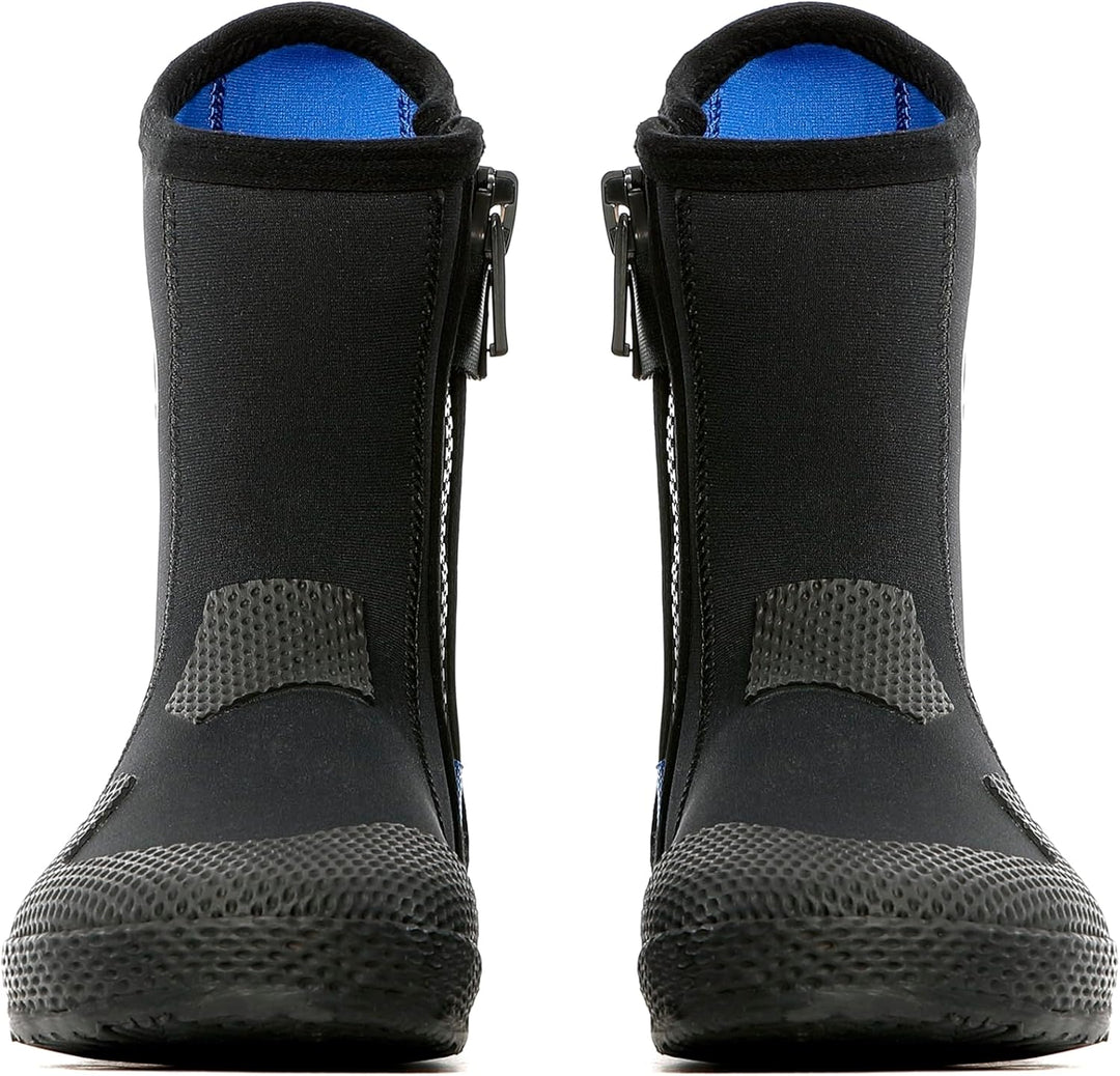Aqua Lung Superzip Ergo II Neoprenfüssling schwarz/blau 5mm 43, 43