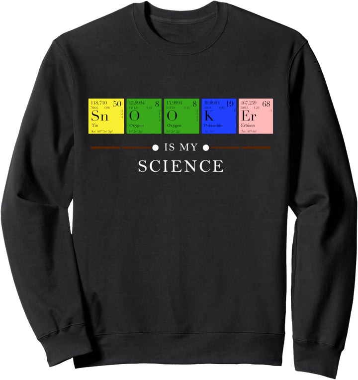 Snooker Is My Science Periodensystem Snookerspieler Sweatshirt