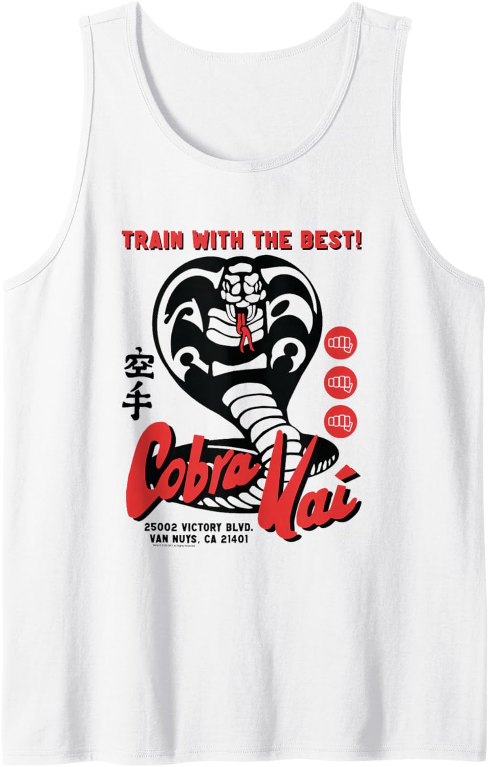 Cobra Kai Retro Cobra Kai Ad Tank Top