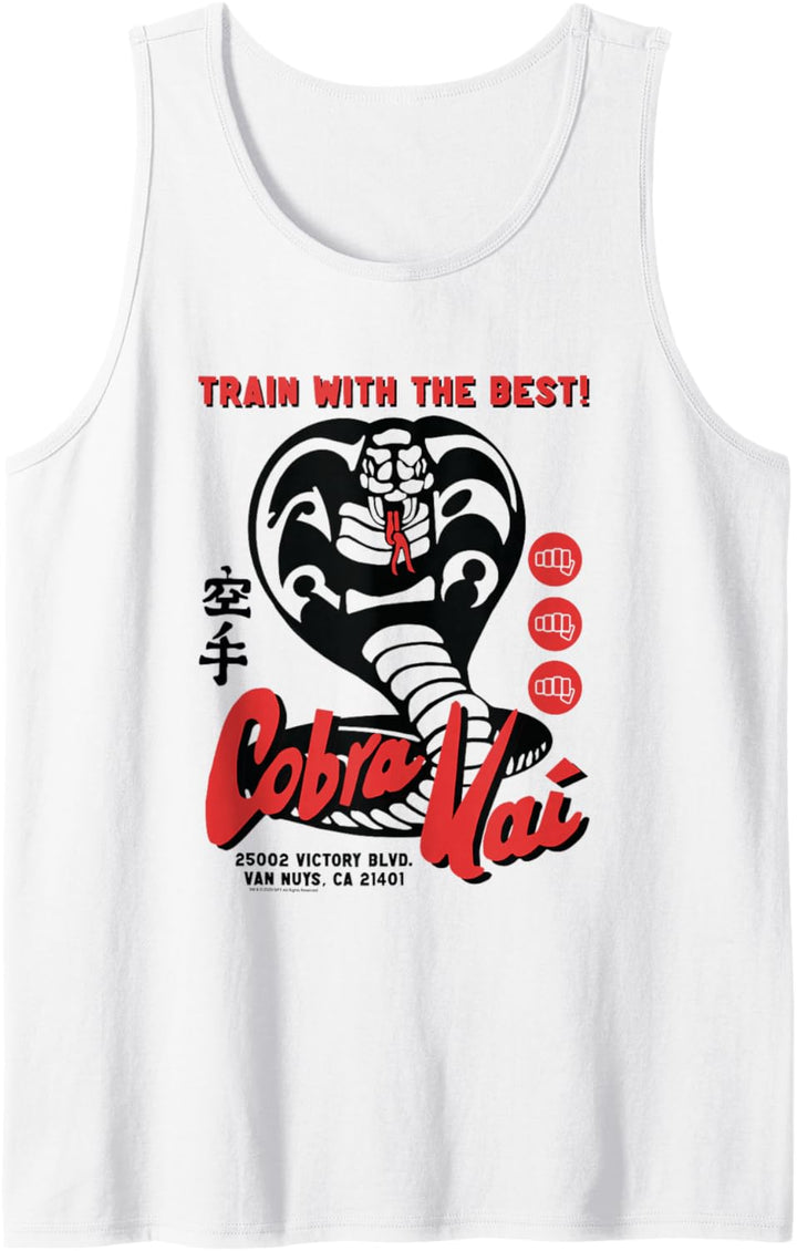 Cobra Kai Retro Cobra Kai Ad Tank Top
