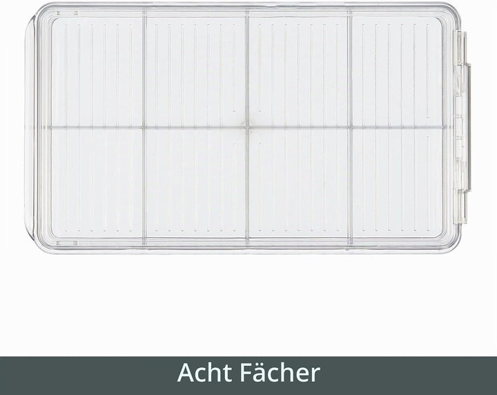 mDesign Küchen Organizer – praktische Teebox mit Deckel für Küche und Speisekammer – Aufbewahrungsbo