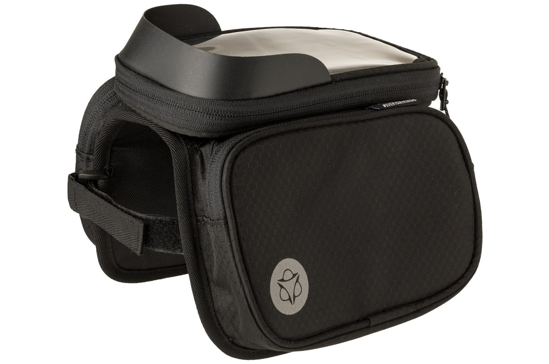 AGU Essentials Performance Doppelte Fahrrad Rahmentasche, 1L Ramentasche Fahrrad Handy, Wasserabweis
