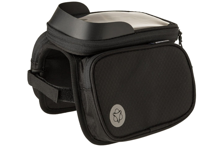 AGU Essentials Performance Doppelte Fahrrad Rahmentasche, 1L Ramentasche Fahrrad Handy, Wasserabweis