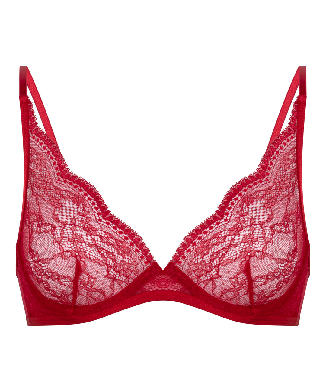 HUNKEMÖLLER Unwattierter Bügel-BH Isabelle 75B Tango Red, 75B Tango Red