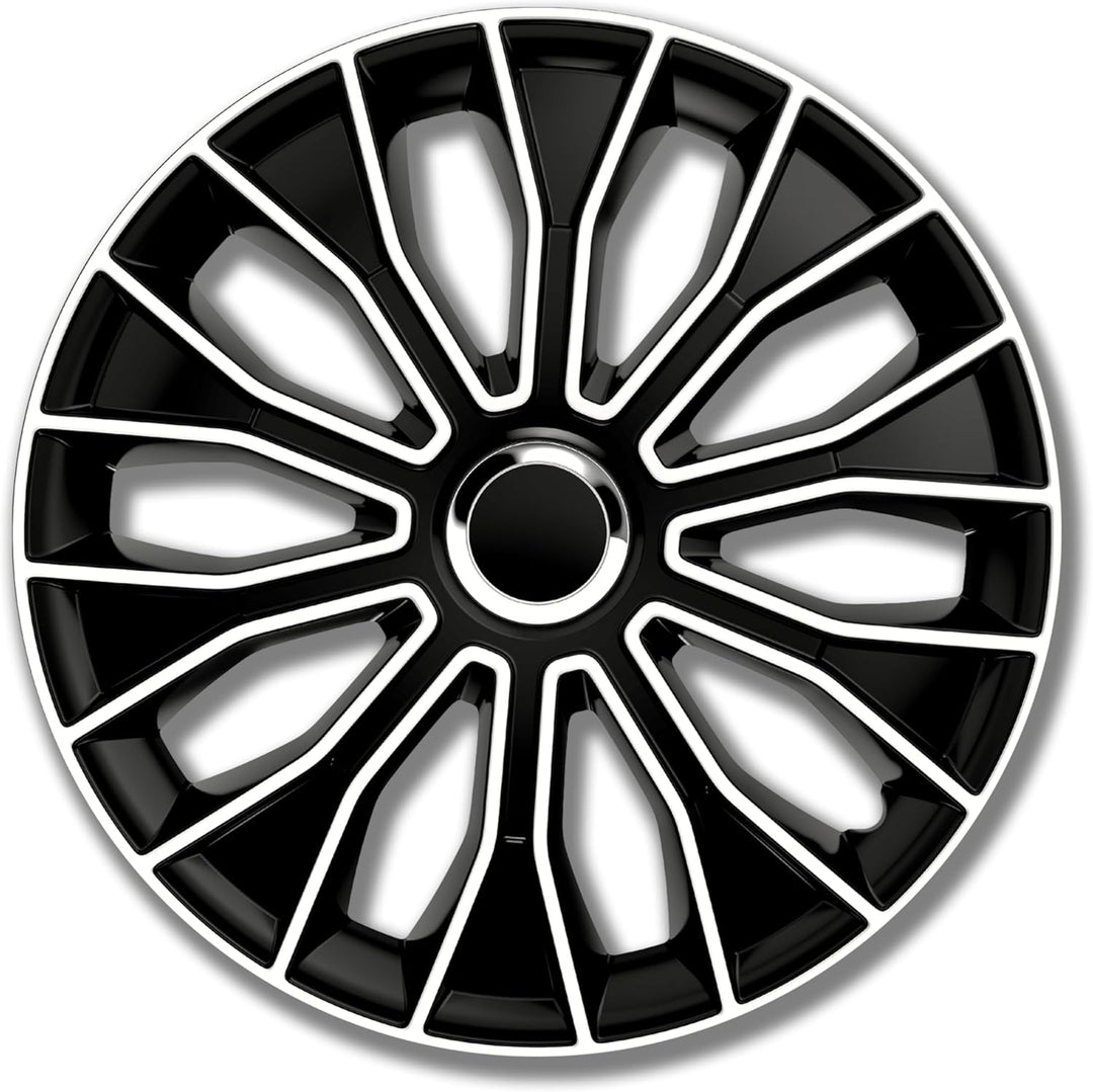 PETEX Unbekannt - Radzierblendenset, 38,1 cm (15 Zoll), in Schwarz/Weiss (1350-3630)