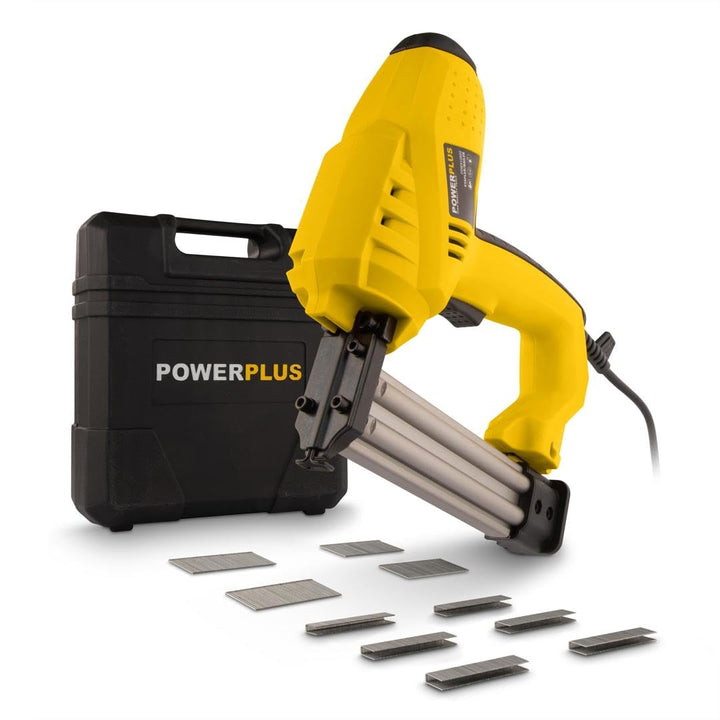 POWERPLUS Elektrotacker POWX13800 - Tacker - Nagler 50W - 500 Acc.