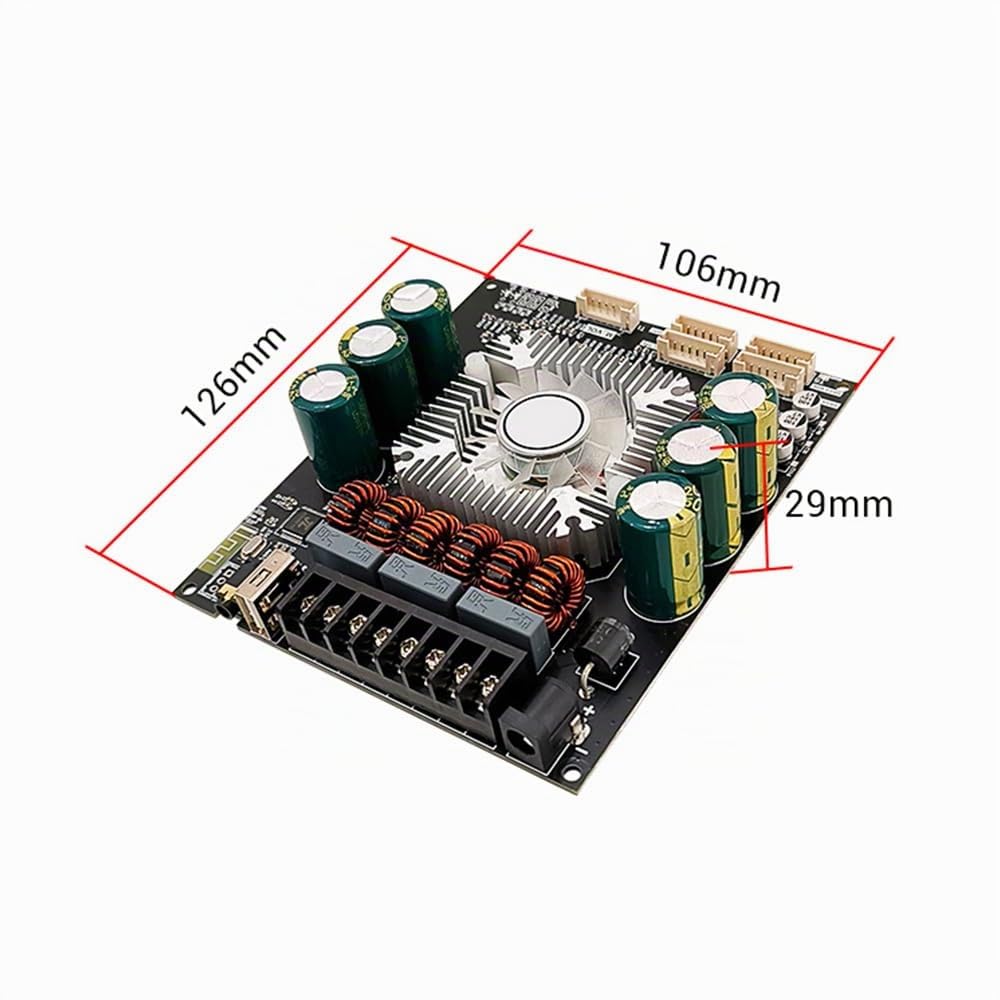 DollaTek TDA7498E Blue Tooth Leistungsverstärkerplatine mit Subwoofer 2.1 Kanal 160 W × 2+220 W 15 V