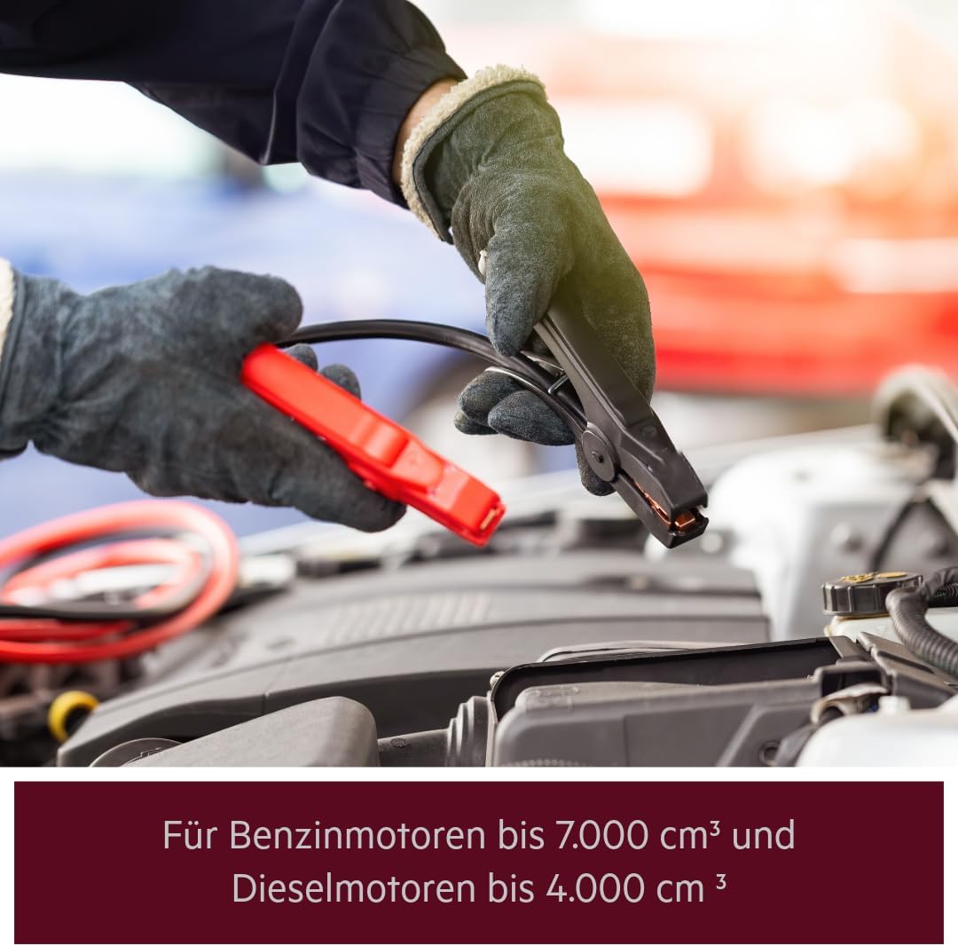 AEG Starthilfekabel 97205 SP 35 Alu-Tec, für 12 Volt und 24 Volt, in Aufbewahrungstasche, DIN 72553,