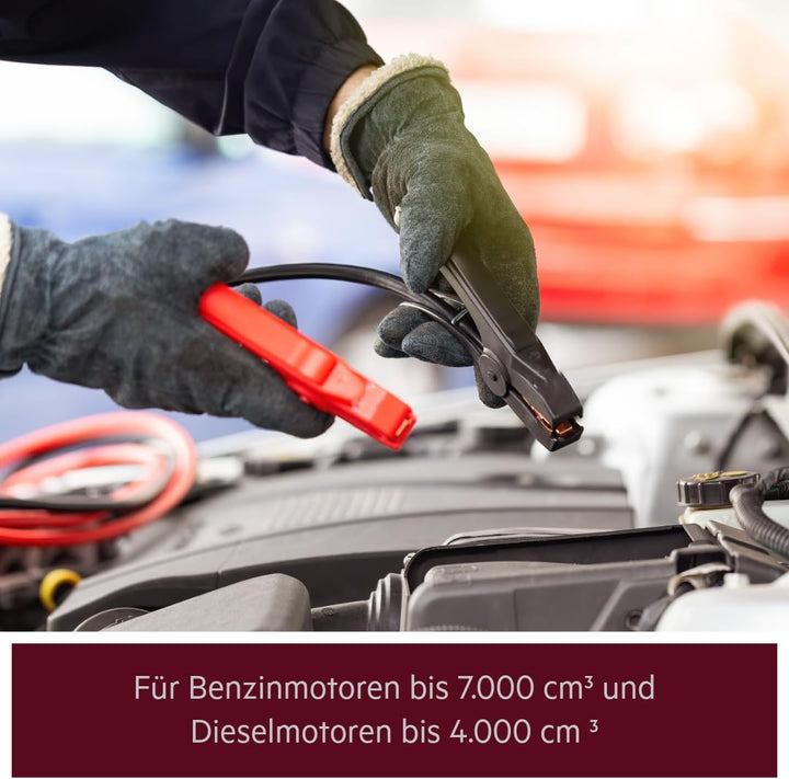 AEG Starthilfekabel 97205 SP 35 Alu-Tec, für 12 Volt und 24 Volt, in Aufbewahrungstasche, DIN 72553,