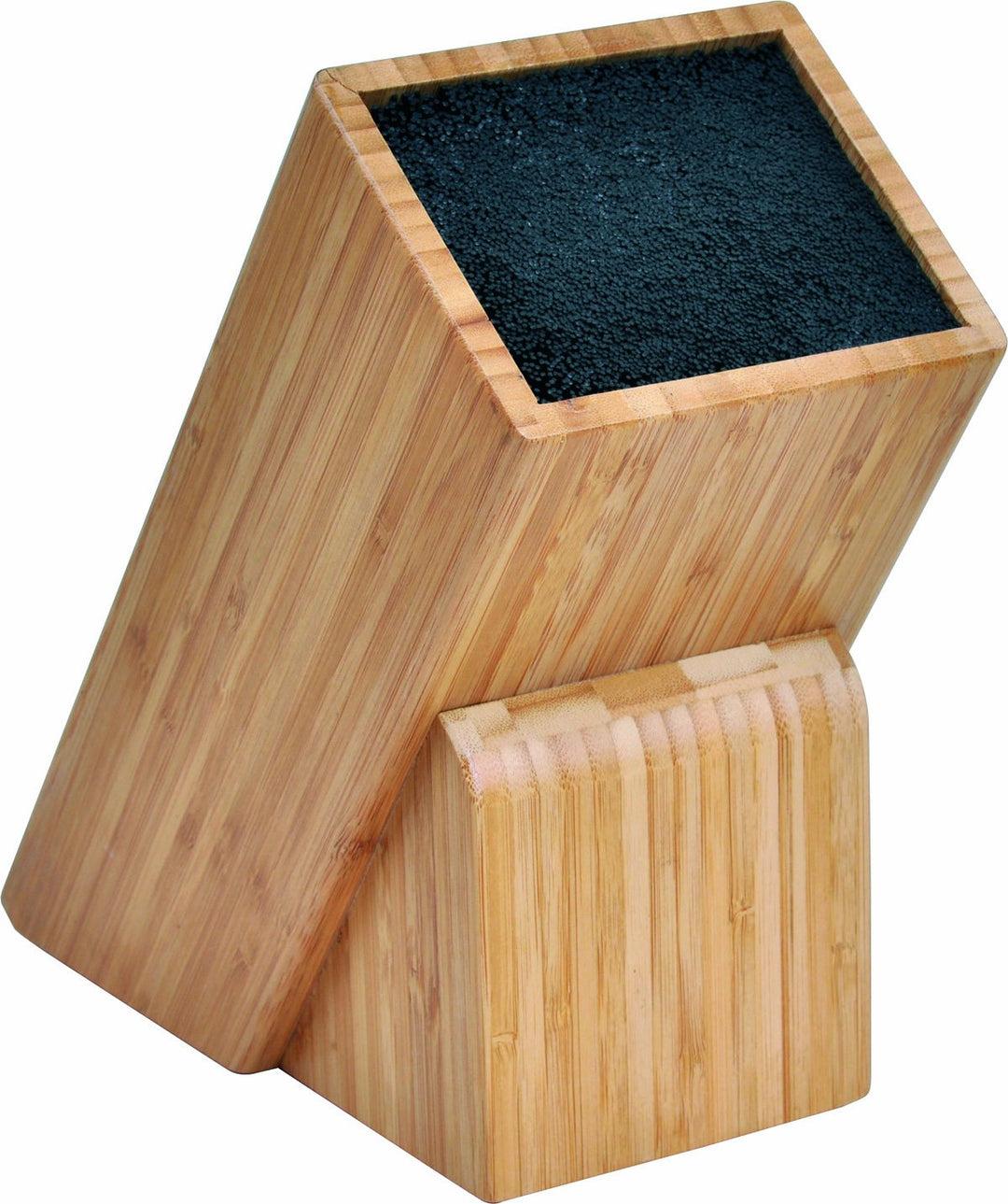 Universal Messerblock aus Naturholz – Hochwertiger Messerblock, 12x10 cm, ideal für alle Küchenmesse