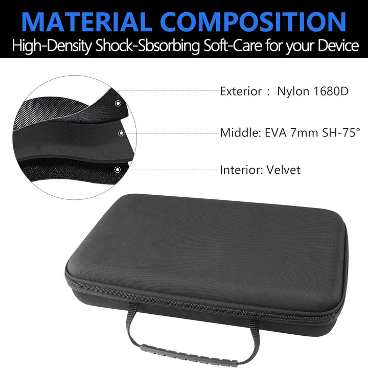 Musiin Hartschale für AKAI Professional MPK Mini MK3 MIDI Controller Cover Black, Black