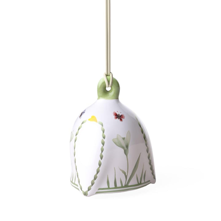 Villeroy & Boch New Flower Bells Ornament, Porzellan, Schneeglöckchen, 6.5 cm Glöckchen Mehrfarbig,