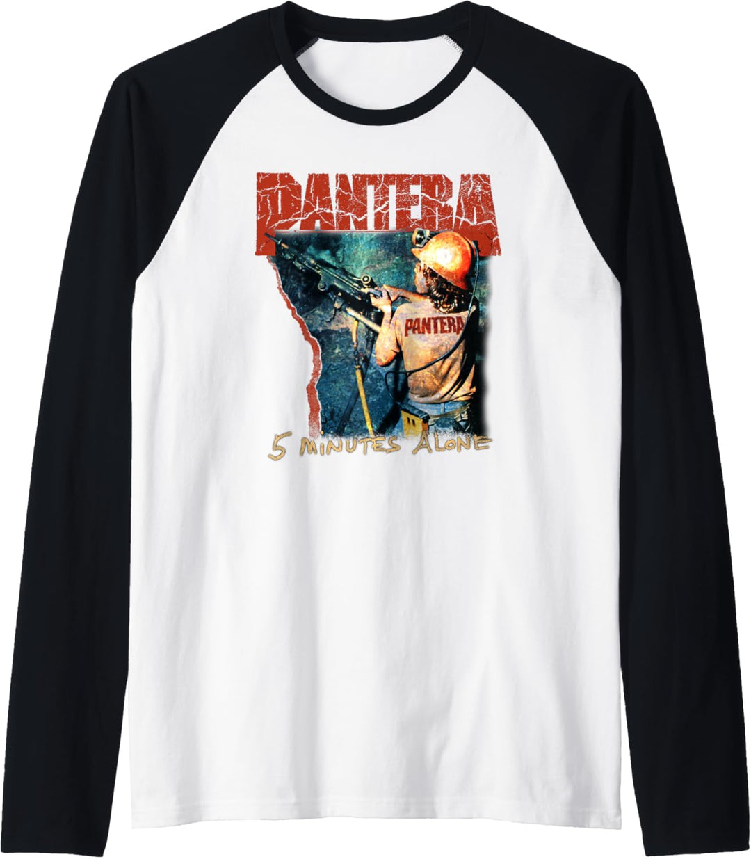 Pantera Offizielles 5 Minuten allein Raglan