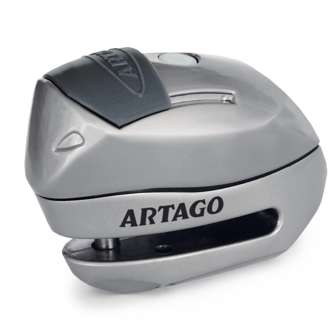 Artago 24S.6M Motorrad Bremsscheibenschloss mit Alarm 120 dB Warnung Smart, ø 6 mm