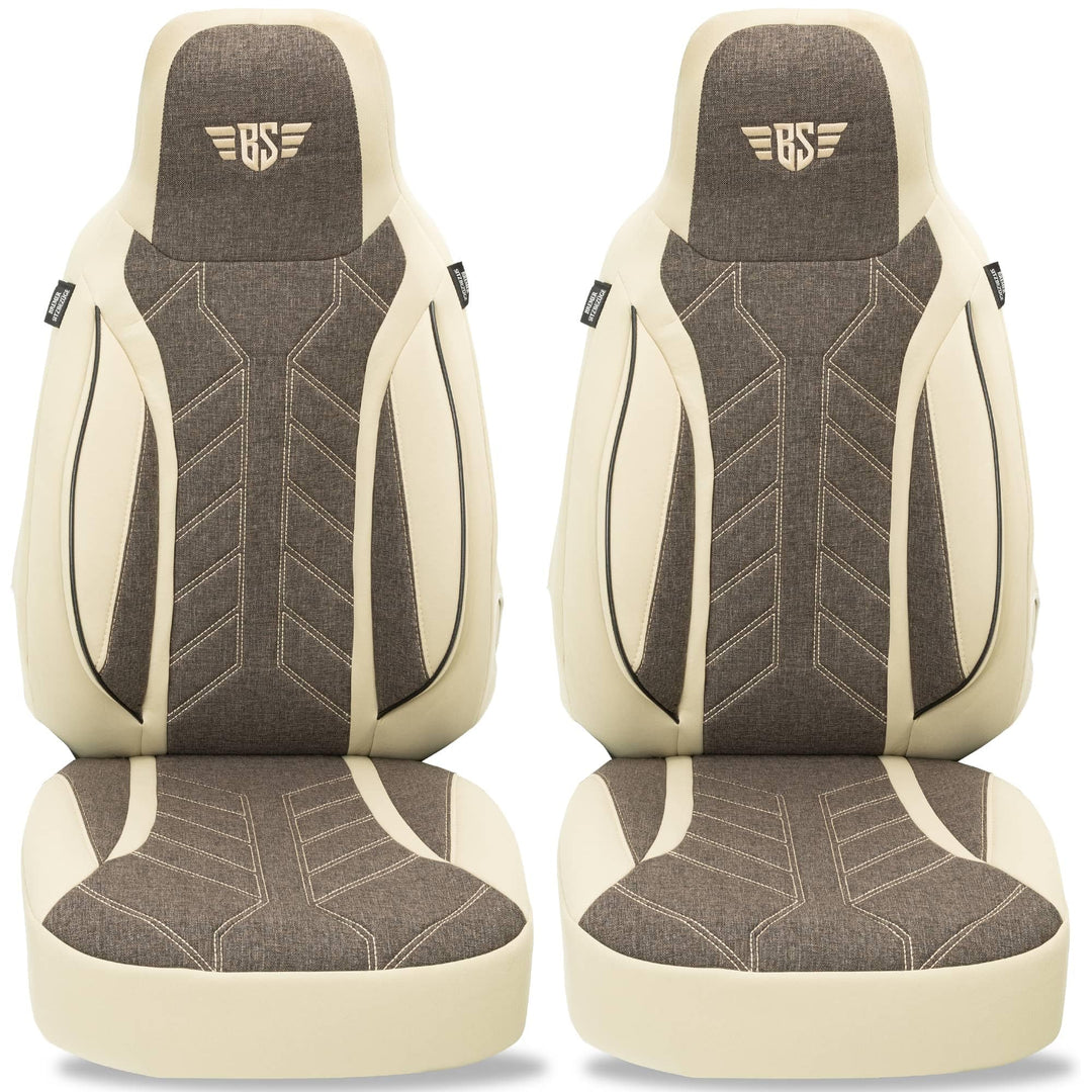 BREMER SITZBEZÜGE Mass Sitzbezüge Schonbezüge für Subaru XV 2 PLKT211 PLKT211 - Beige/Braun XV 2, PL