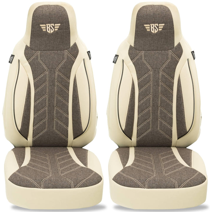 BREMER SITZBEZÜGE Mass Sitzbezüge Schonbezüge für Subaru Outback 5 PLKT211 PLKT211 - Beige/Braun Out