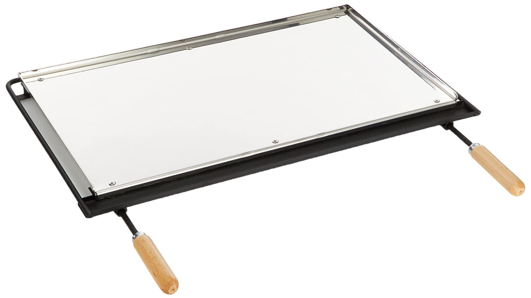 Plancha Barbacoa Inox. 68x41 cms.