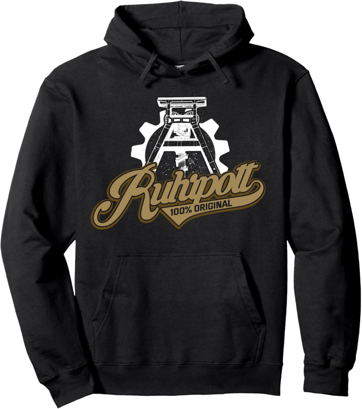 Ruhrpott Ruhrgebiet Zeche Bergbau Herren Damen Geschenk Pott Pullover Hoodie
