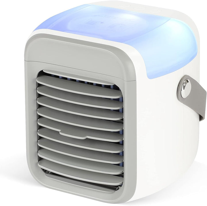Mobile Klimageräte,4 in 1 Klimaanlage,Mini Air Cooler, USB Leiser Luftkühler mit Wassertank,Tragbare
