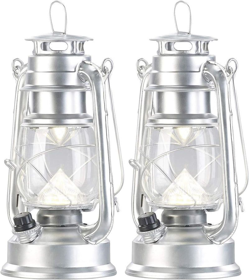 Lunartec Campinglaterne: 2er-Set ultra helle LED-Sturmlampen, Akku, 200 lm, 3 Watt (Sturmlaterne Akk