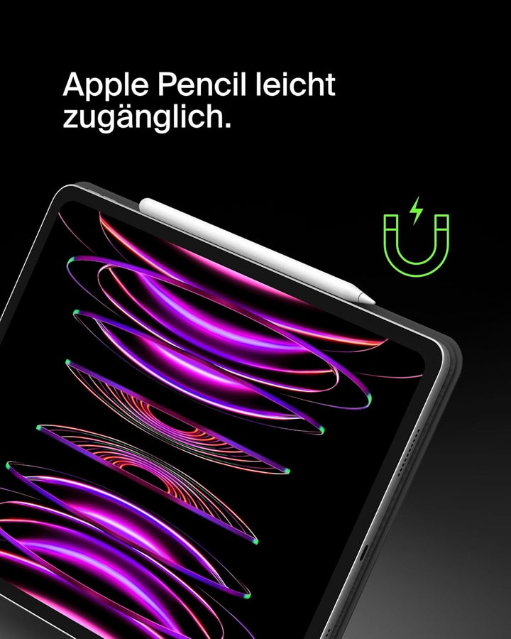 Belkin Pro Bluetooth-Tastatur mit Hülle und magnetischem Ständer, iPad Tastatur, Multi-Gesture-Steue