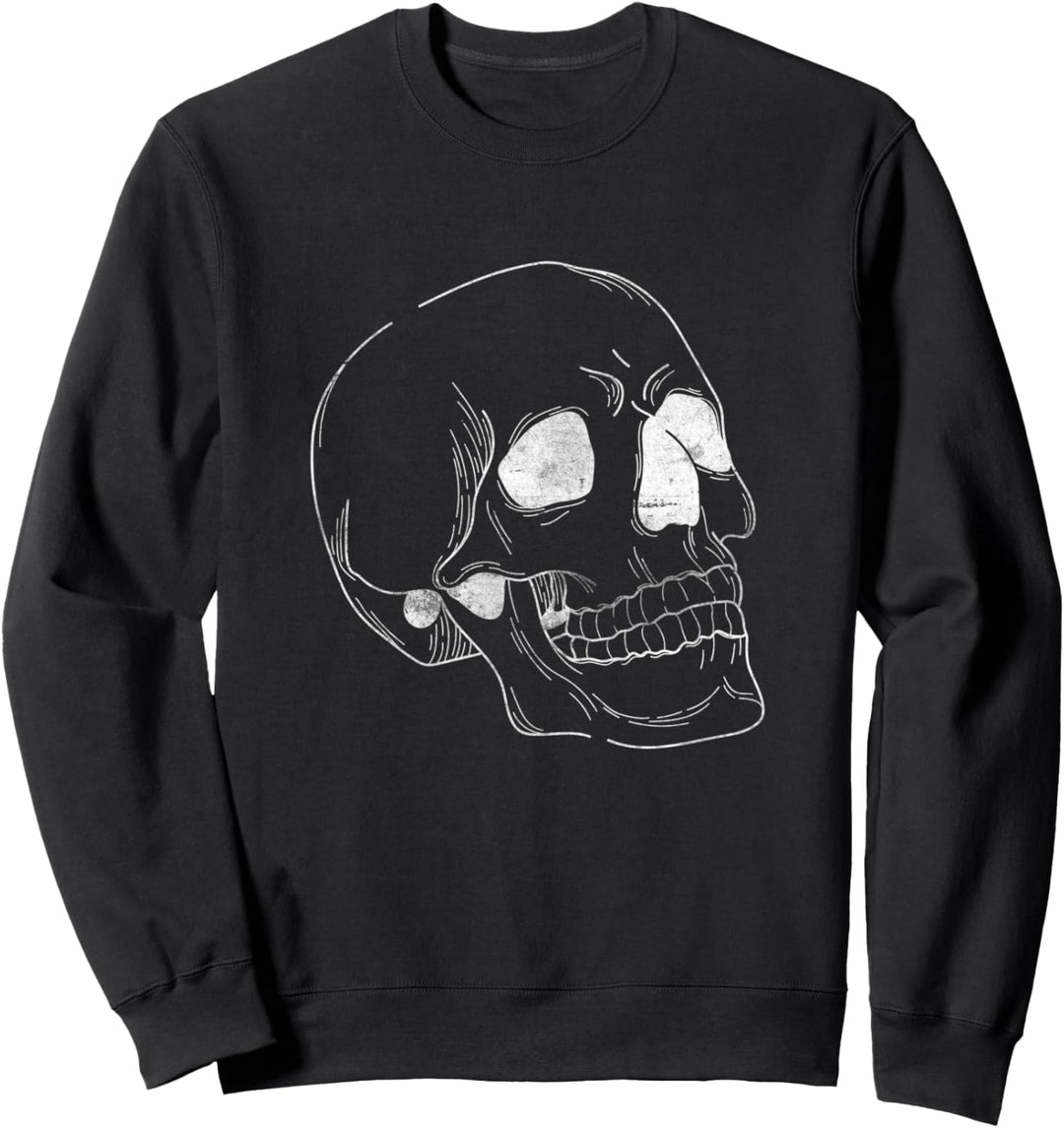 Okkulte Kleidung Grunge Schädel Kopf Gothic Gothic Ästhetik Sweatshirt