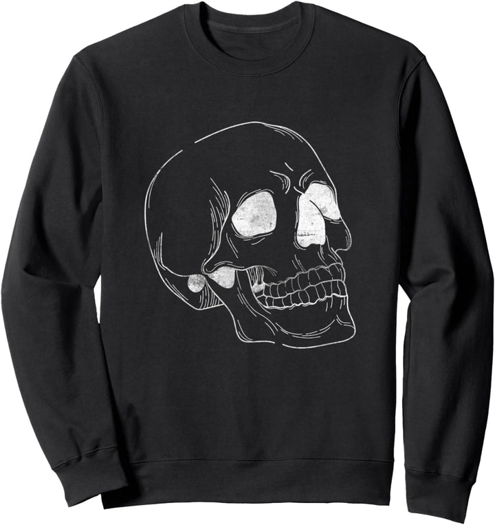 Okkulte Kleidung Grunge Schädel Kopf Gothic Gothic Ästhetik Sweatshirt