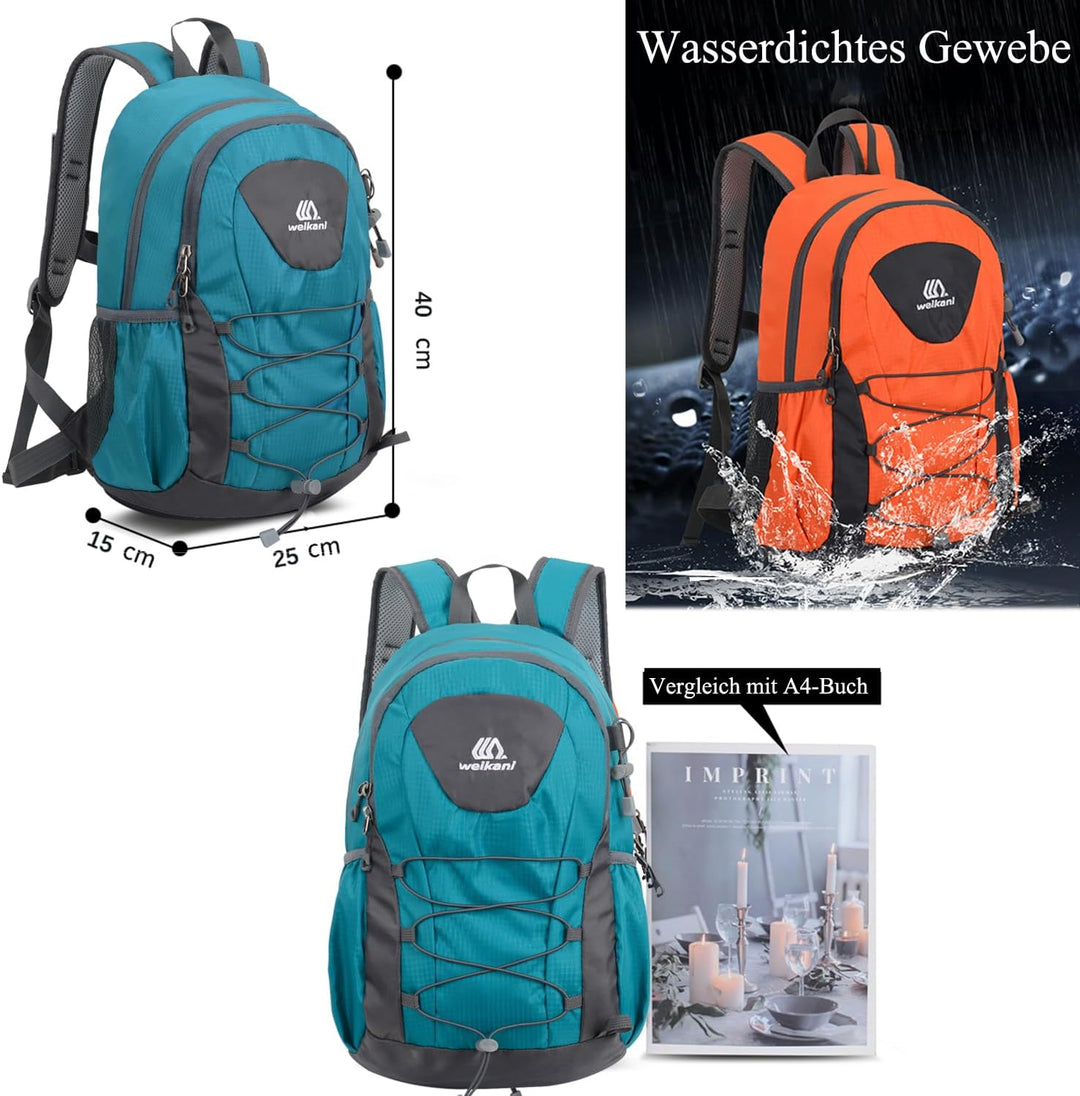 Wanderrucksack Herren Damen Rucksack Wasserdicht Trekkingrucksäcke Multifunktionale Outdoorrucksack