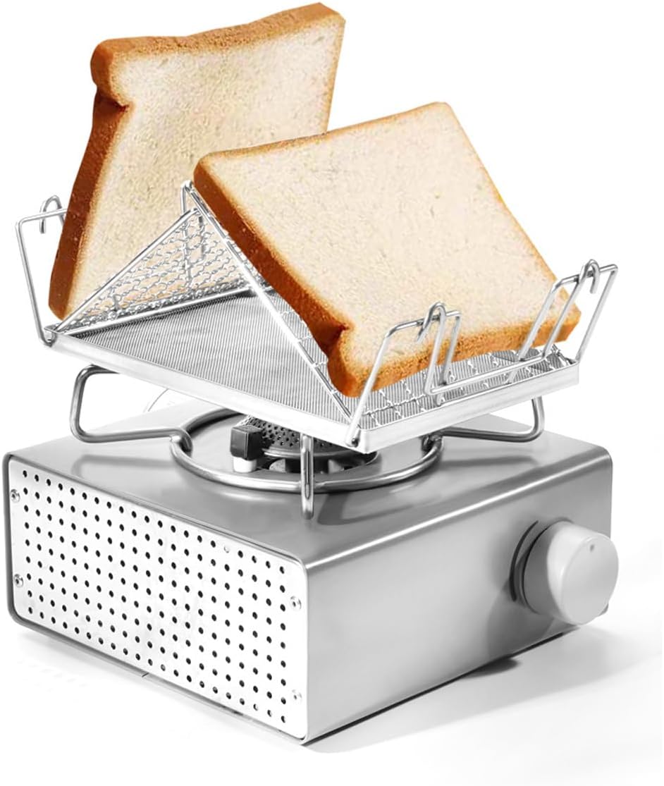 Riven Outdoor Camping Toast Grill, Edelstahl Gasherd Toast Rahmen Für Outdoor, Picknick, Reisen, Woh