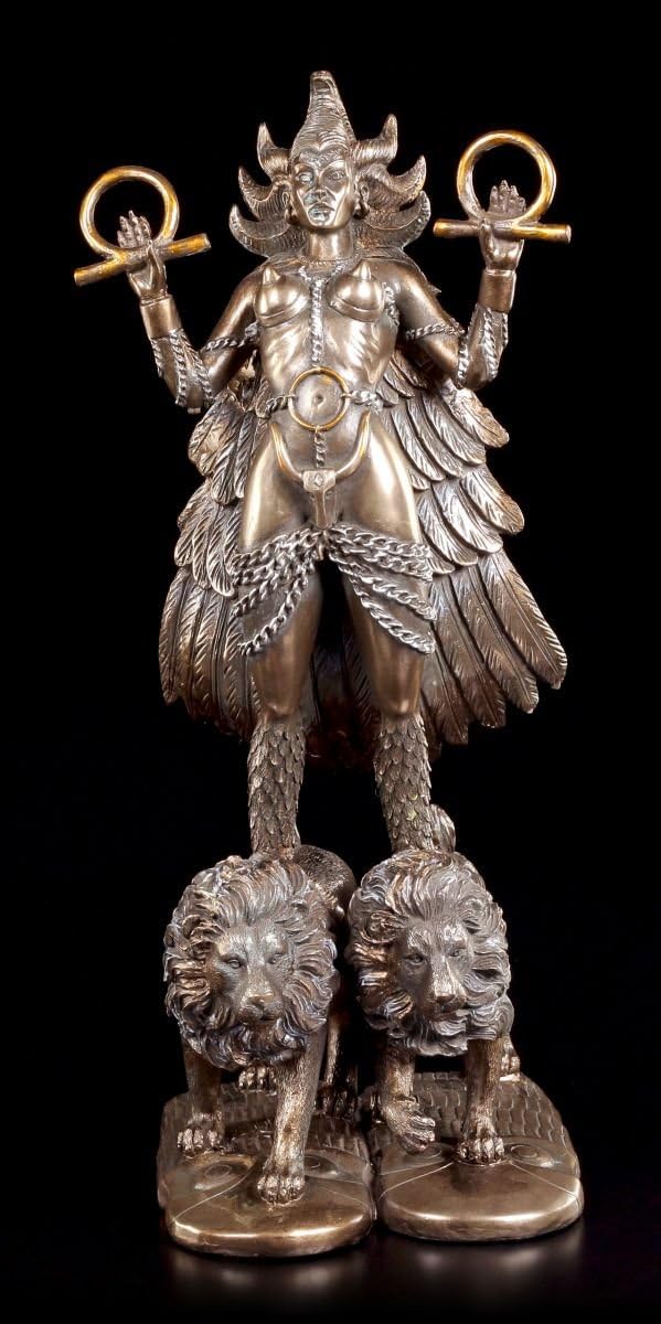 Derek W Frost Istar Figur - Babylonische Göttin - Ishtar sumerisch - Löwen Krieg Venus Planeten