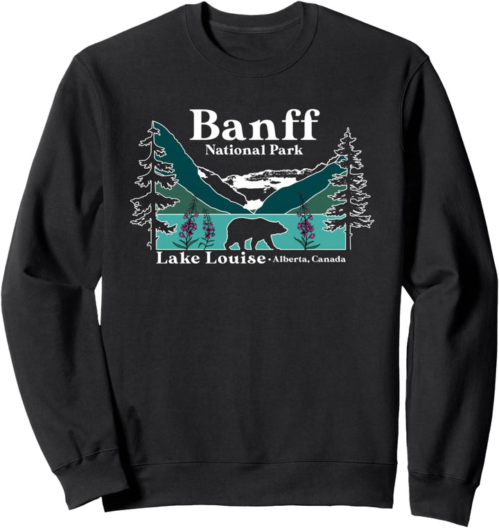 Banff National park Lake Louise Alberta Kanada Bärenberg Sweatshirt