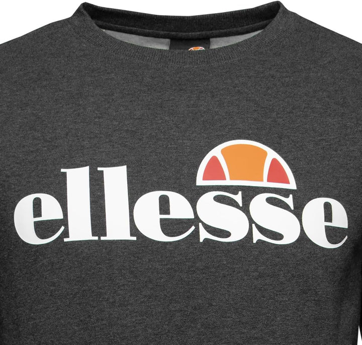 Ellesse Herren Succiso Sweatshirt XS Dark Grey Marl, XS Dark Grey Marl