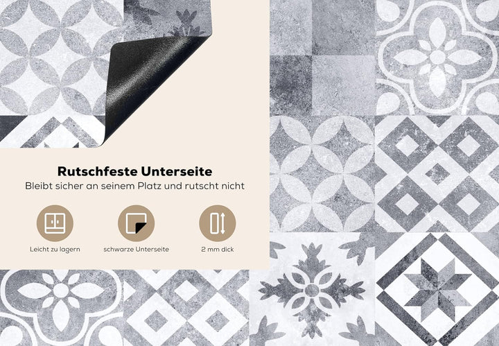KitchenYeah© Herdabdeckplatte Einteilig 75x52 cm Küche Ceranfeld Abdeckplatte Cerankochfeld Abdeckun