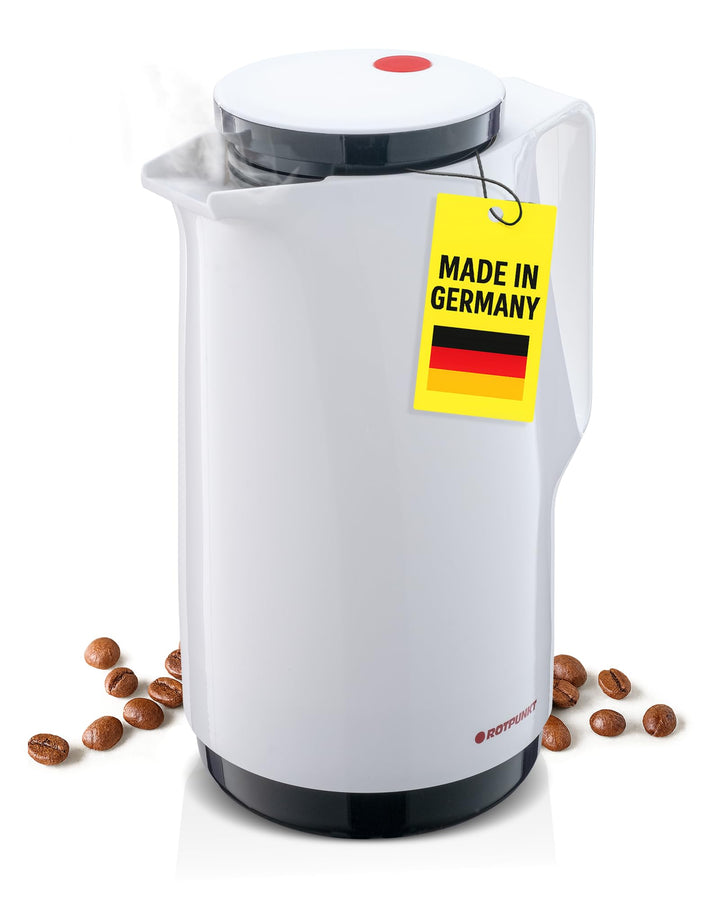 ROTPUNKT Isolierkanne 760 Maxima 1,0 l | Zweifunktions-Drehverschluss | BPA-frei - gesundes Trinken