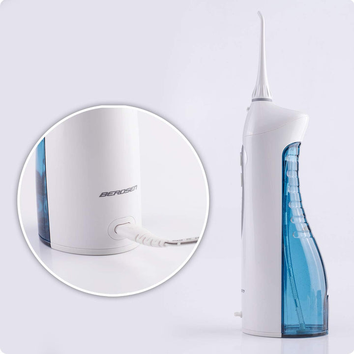Tragbare Munddusche Berdsen ClearJet X3 Zahnpflege 4 Düsen 150 ml Wassertank Zahnreinigung Zahnpfleg