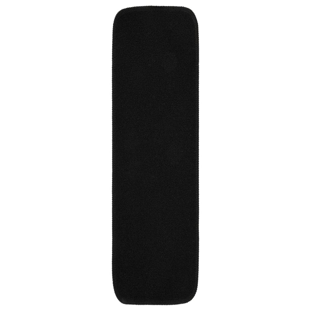 homiuse Antirutsch Stufenmatten 15 STK. 75x20 cm Schwarz Rechteckig Treppenstufen Matten Modern Stuf