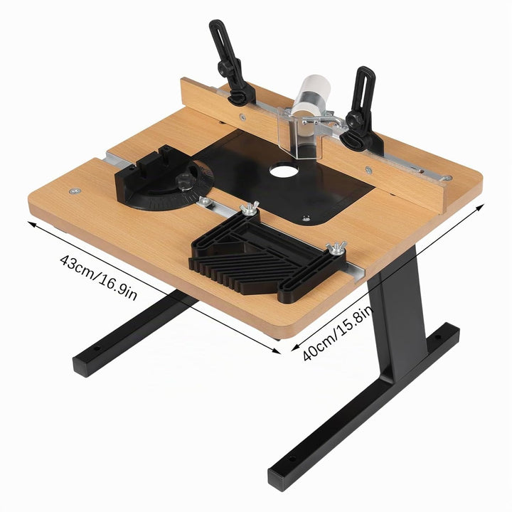 Oberfräsentisch, Frästisch für Oberfräse, Verstellbare Oberfrästisch bis 200kg, Router Tisch für Hei