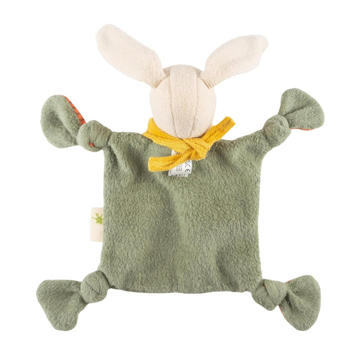 sigikid Baby Schnuffeltuch Schmusetuch Kuscheltuch ab Geburt Geschenkidee Grün/Rot/Beige/Hase, Grün/