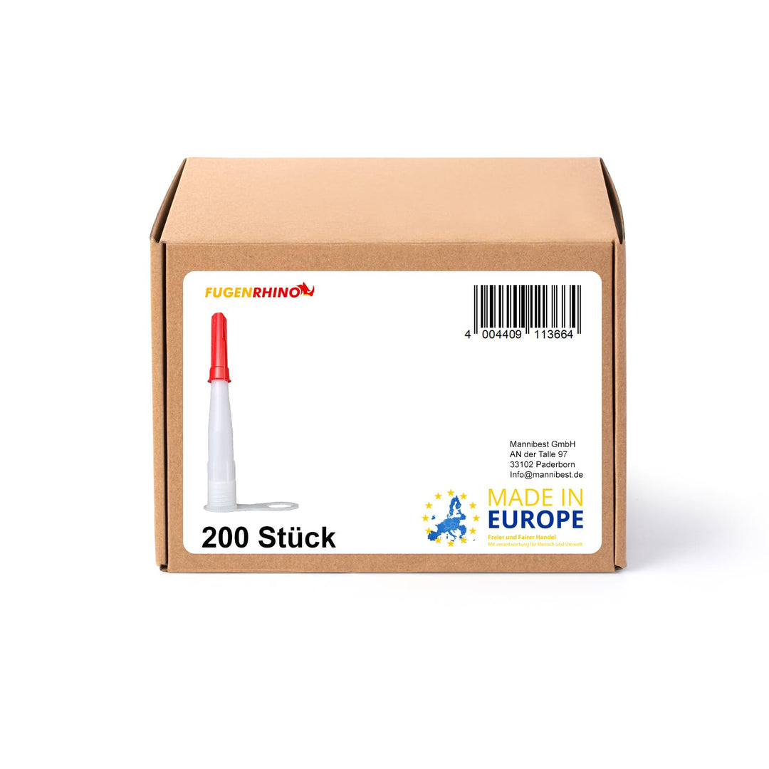 Kartuschenspitzen Silikonspitzen Silikontüllen Ersatzspitzen mit abdicht Kappe Dichtstoff Acryl und