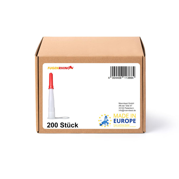 Kartuschenspitzen Silikonspitzen Silikontüllen Ersatzspitzen mit abdicht Kappe Dichtstoff Acryl und