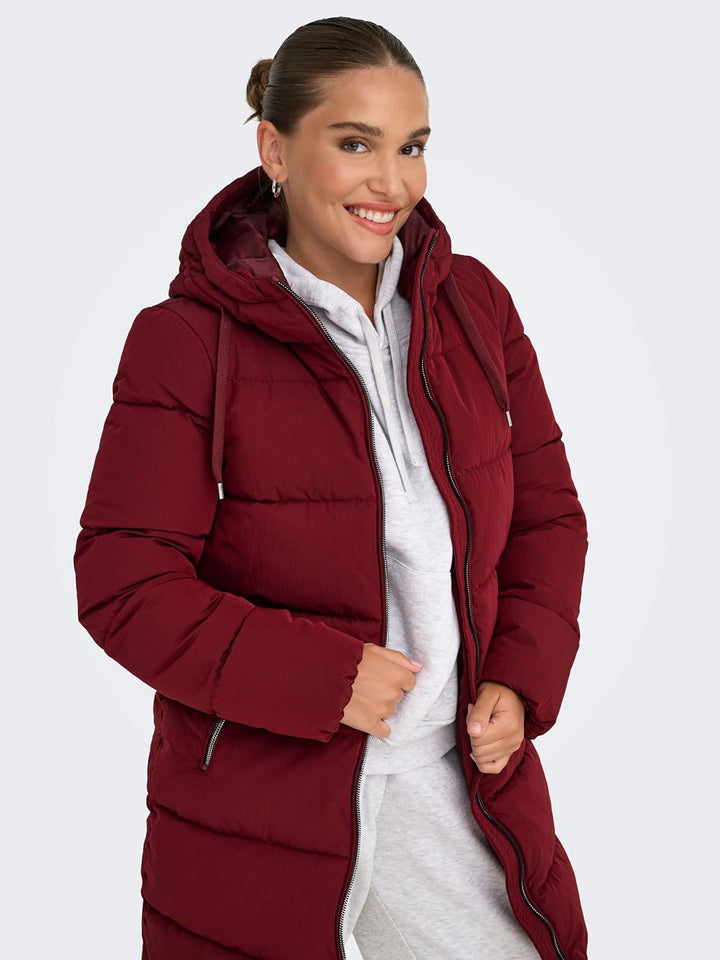 ONLY Female Steppmantel ONLDOLLY Steppmantel XS Cabernet, XS Cabernet
