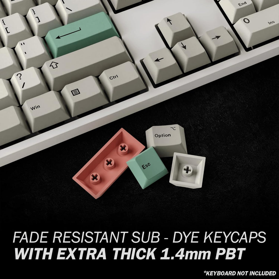 Custom Keycaps | Dye Sublimation PBT Keycap Set for Mechanical Keyboard | 139 Keys | Cherry Profile