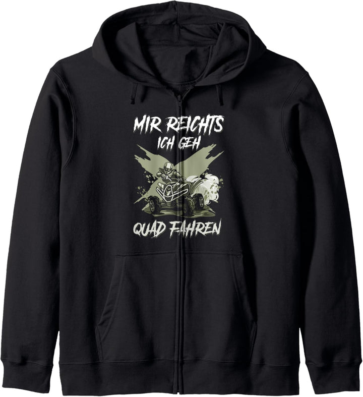 Mir reichts ich geh Quad fahren ATV Offroad Biker Geschenk Kapuzenjacke