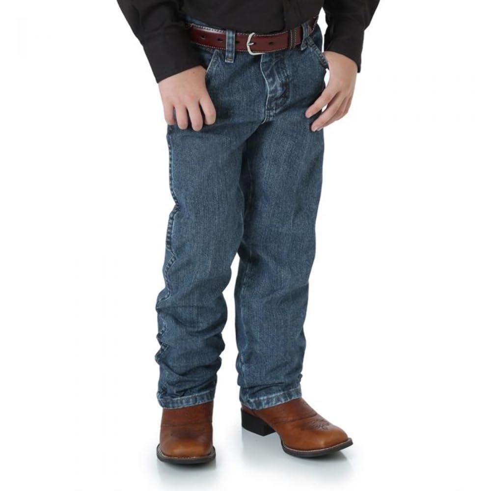Wrangler Boys' Big 13mwz Cowboy Cut Original Fit Jean 2 Jahre/S Subtle Worn, 2 Jahre/S Subtle Worn