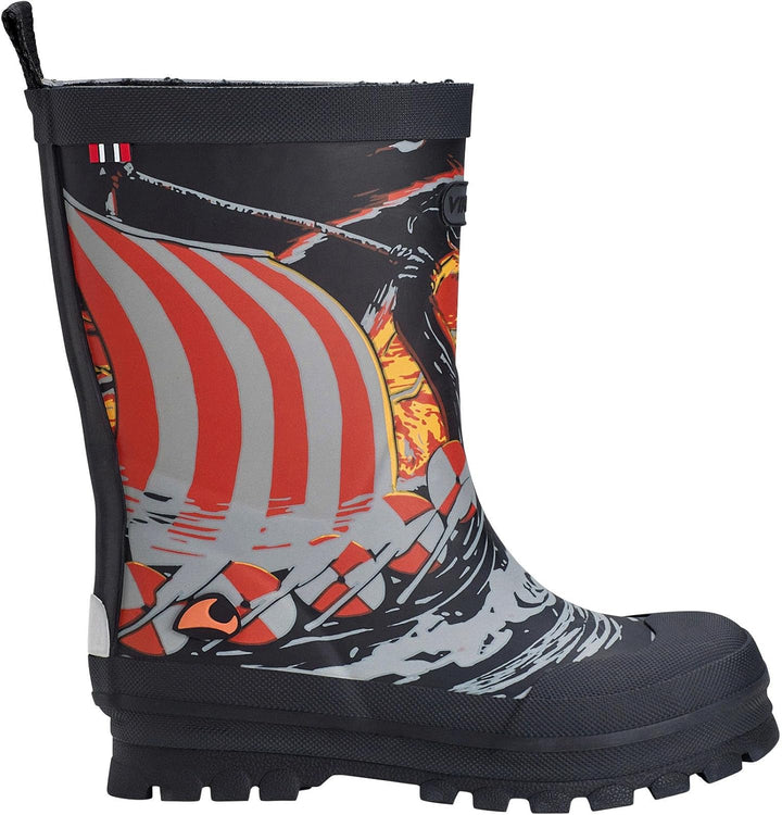Viking Jolly Print Gummistiefel Unisex Kinder 21 EU Black Sun, 21 EU Black Sun
