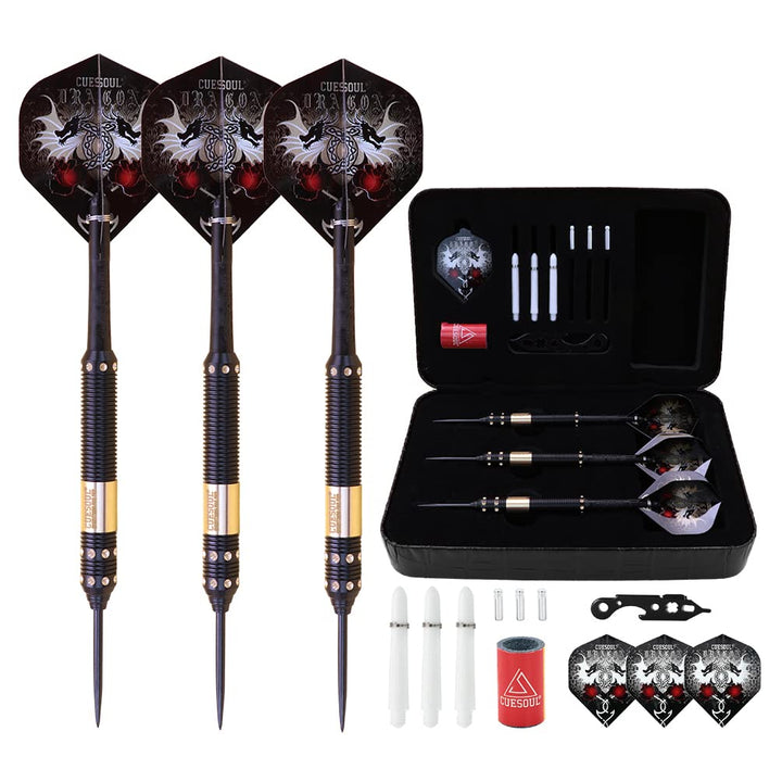 CUESOUL Dragon Deluxe Messing Steel Dartpfeile, 21 Gramm J2103 23 Gramm, J2103 23 Gramm