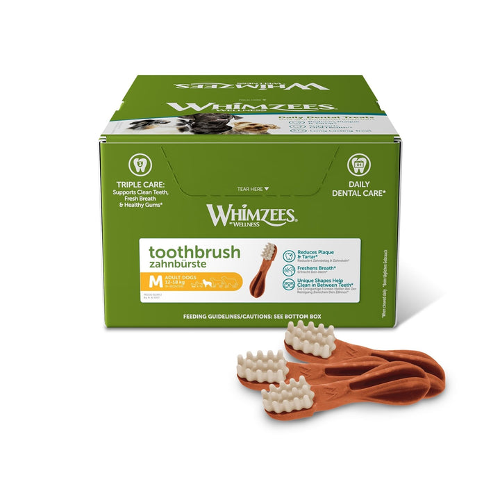 Whimzees Zahnbürste grösse M / 75 St. im Display, 1er Pack (1 x 2.25 kg)